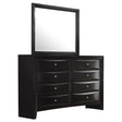 Tampa Furniture Outlet - Coaster - Briana 8-drawer Dresser with Mirror Black - 200703M