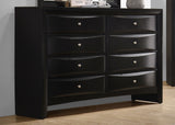 Briana 8-drawer Dresser Black - Tampa Furniture Outlet