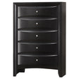 Tampa Furniture Outlet - Coaster - Briana 5-drawer Bedroom Chest Black - 200705