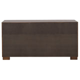 Jessica 5-piece Eastern King LED Bedroom Set Cappuccino - Tampa Furniture Outlet