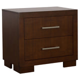 Tampa Furniture Outlet - Coaster - Jessica 2-drawer Nightstand Cappuccino - 200712