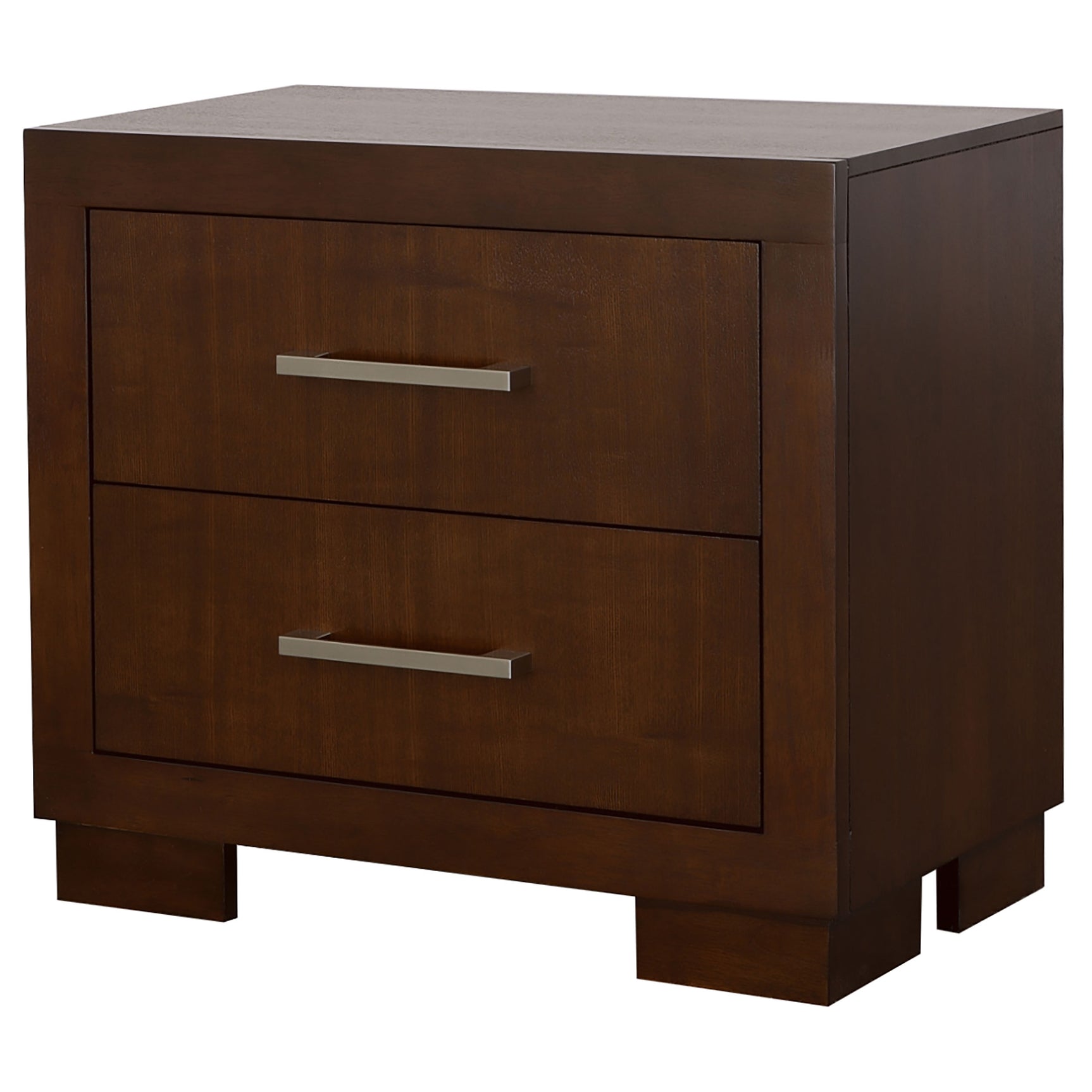 Jessica 2-drawer Nightstand Cappuccino - Tampa Furniture Outlet