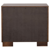 Jessica 2-drawer Nightstand Cappuccino - Tampa Furniture Outlet