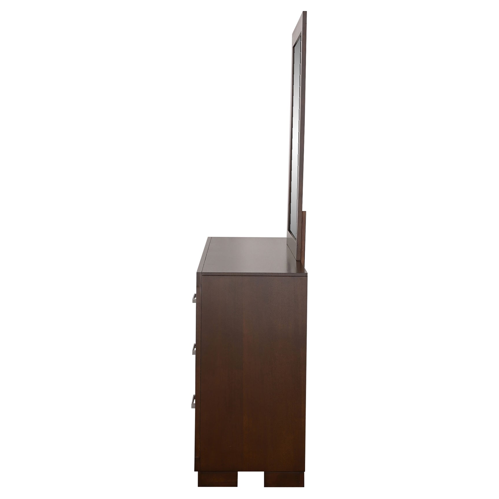 Jessica 6-drawer Dresser with Mirror Cappuccino - Tampa Furniture Outlet