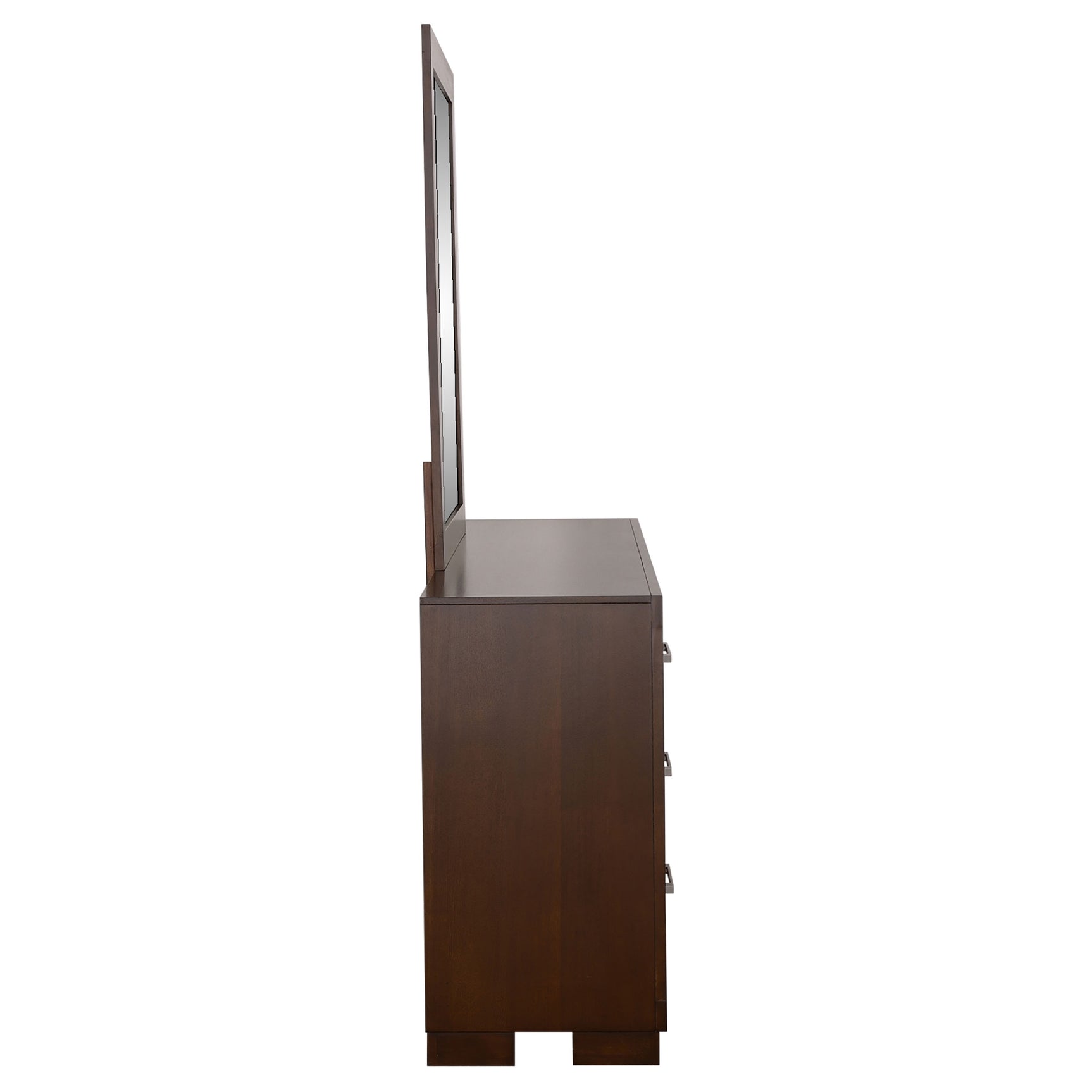 Jessica 6-drawer Dresser with Mirror Cappuccino - Tampa Furniture Outlet