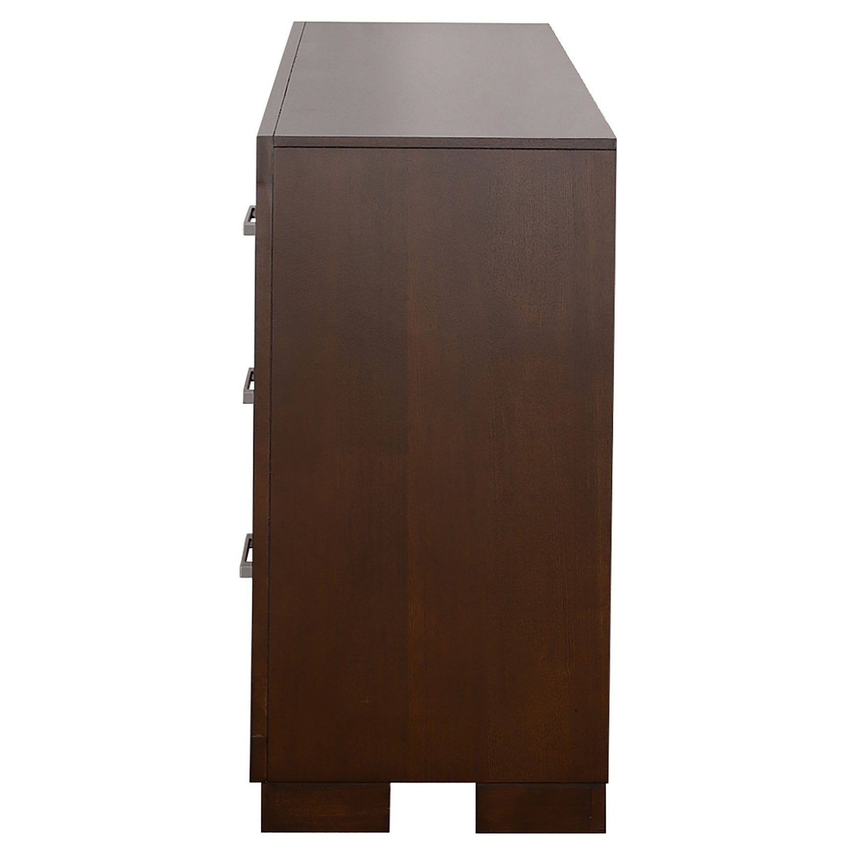 Jessica 6-drawer Dresser Cappuccino - Tampa Furniture Outlet