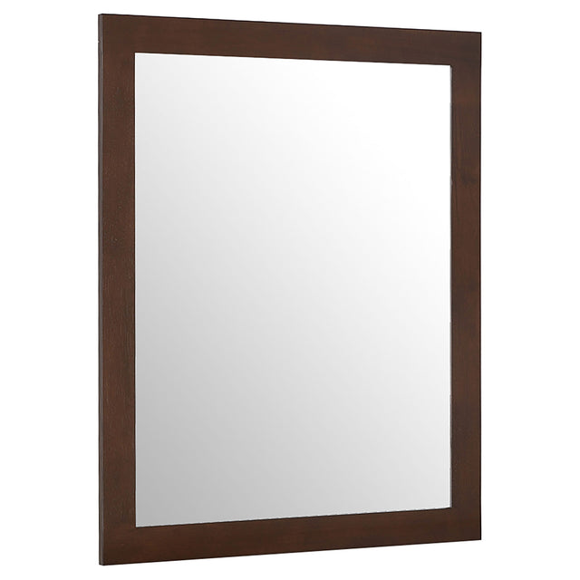 Tampa Furniture Outlet - Coaster - Jessica Dresser Mirror Cappuccino - 200714