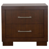 Jessica 4-piece Eastern King Bedroom Set Cappuccino - Tampa Furniture Outlet