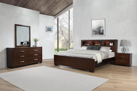 Tampa Furniture Outlet - Coaster - Jessica 4-piece California King Bedroom Set Cappuccino - 200719KW-S4