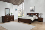 Tampa Furniture Outlet - Coaster - Jessica 4-piece Queen Bedroom Set Cappuccino - 200719Q-S4