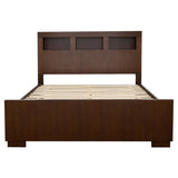 Jessica 4-piece Queen Bedroom Set Cappuccino - Tampa Furniture Outlet