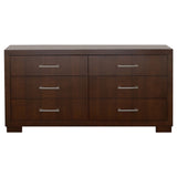 Jessica 4-piece Queen Bedroom Set Cappuccino - Tampa Furniture Outlet