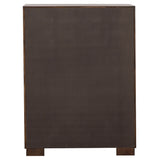 Jessica 5-piece Queen Bedroom Set Cappuccino - Tampa Furniture Outlet