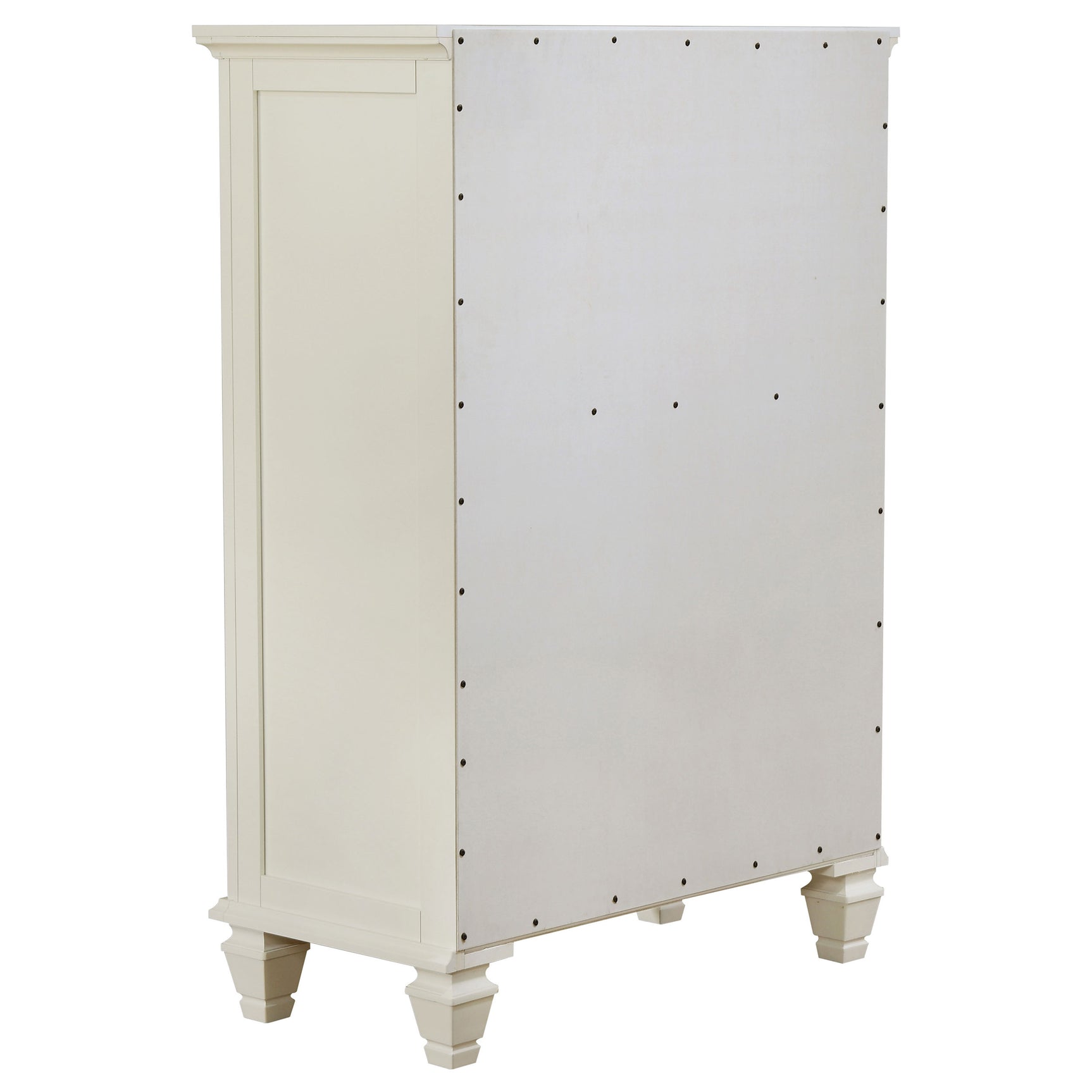 Sandy Beach 5-piece Eastern King Bedroom Set Cream White - Tampa Furniture Outlet