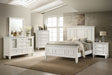 Tampa Furniture Outlet - Coaster - Sandy Beach 5-piece California King Bedroom Set Cream White - 201301KWN-S5