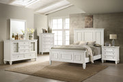 Tampa Furniture Outlet - Coaster - Sandy Beach 5-piece California King Bedroom Set Cream White - 201301KWN-S5