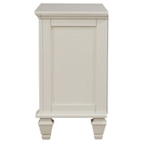 Sandy Beach 3-drawer Nightstand Cream White - Tampa Furniture Outlet