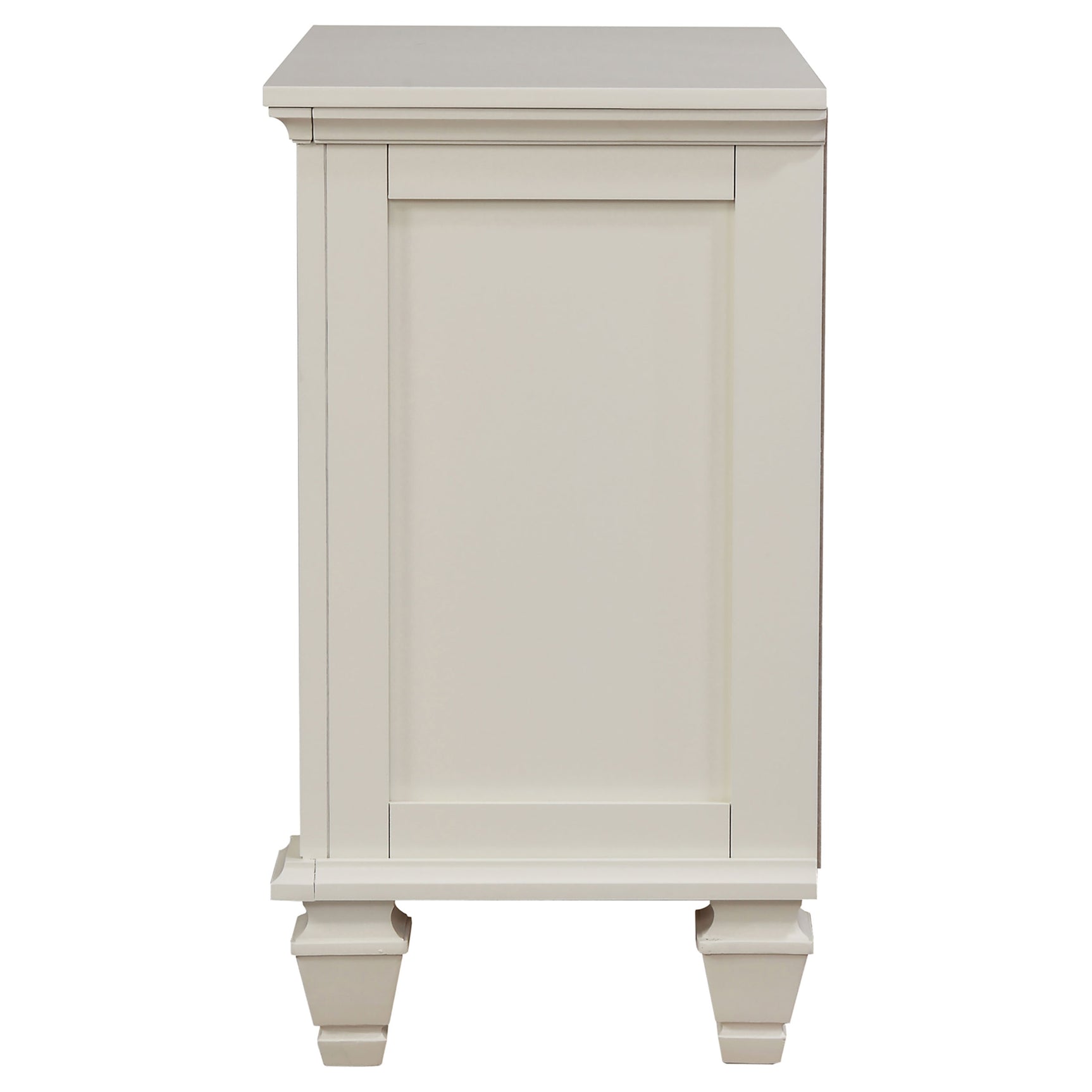 Sandy Beach 3-drawer Nightstand Cream White - Tampa Furniture Outlet