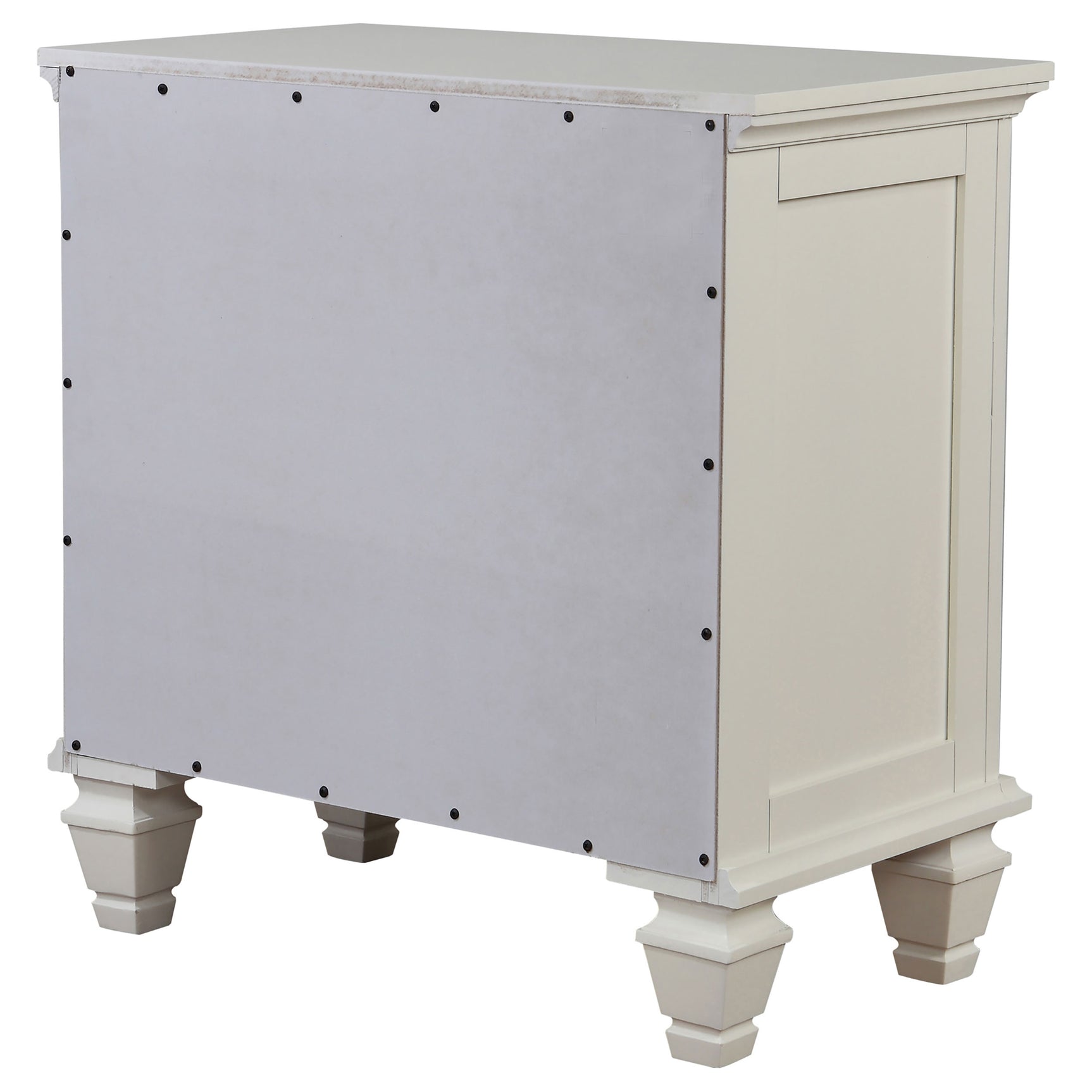 Sandy Beach 3-drawer Nightstand Cream White - Tampa Furniture Outlet