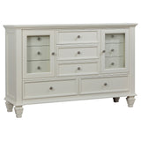 Tampa Furniture Outlet - Coaster - Sandy Beach 11-drawer Dresser Cream White - 201303