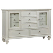 Tampa Furniture Outlet - Coaster - Sandy Beach 11-drawer Dresser Cream White - 201303