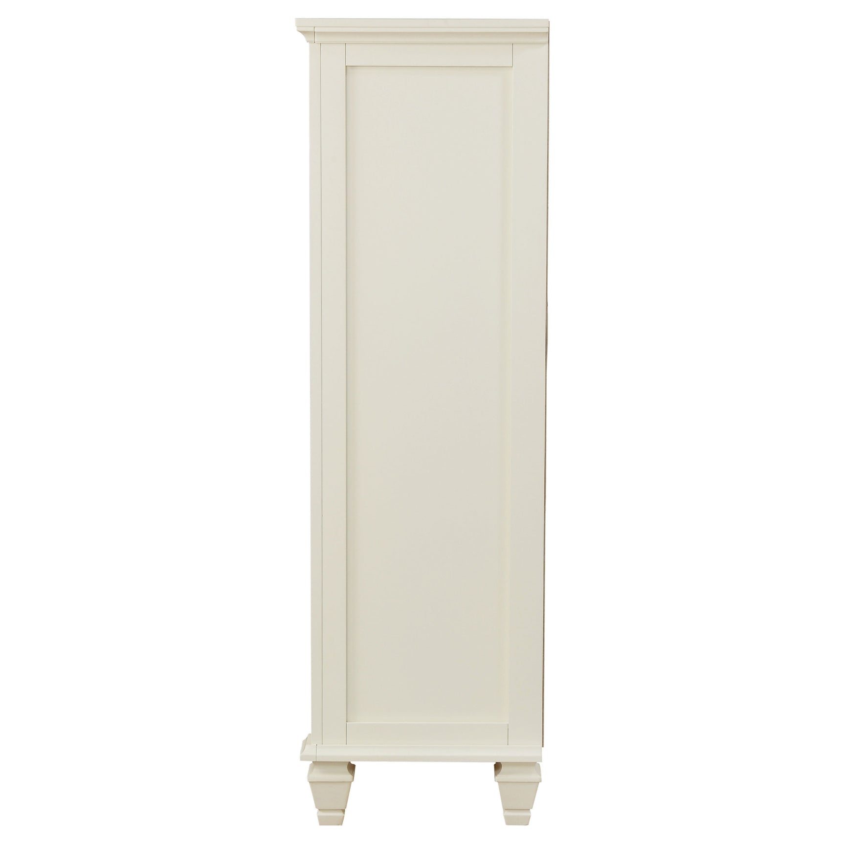 Sandy Beach 5-drawer Bedroom Chest Cream White - Tampa Furniture Outlet