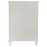 Sandy Beach 5-drawer Bedroom Chest Cream White - Tampa Furniture Outlet