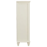 Sandy Beach 5-drawer Bedroom Chest Cream White - Tampa Furniture Outlet