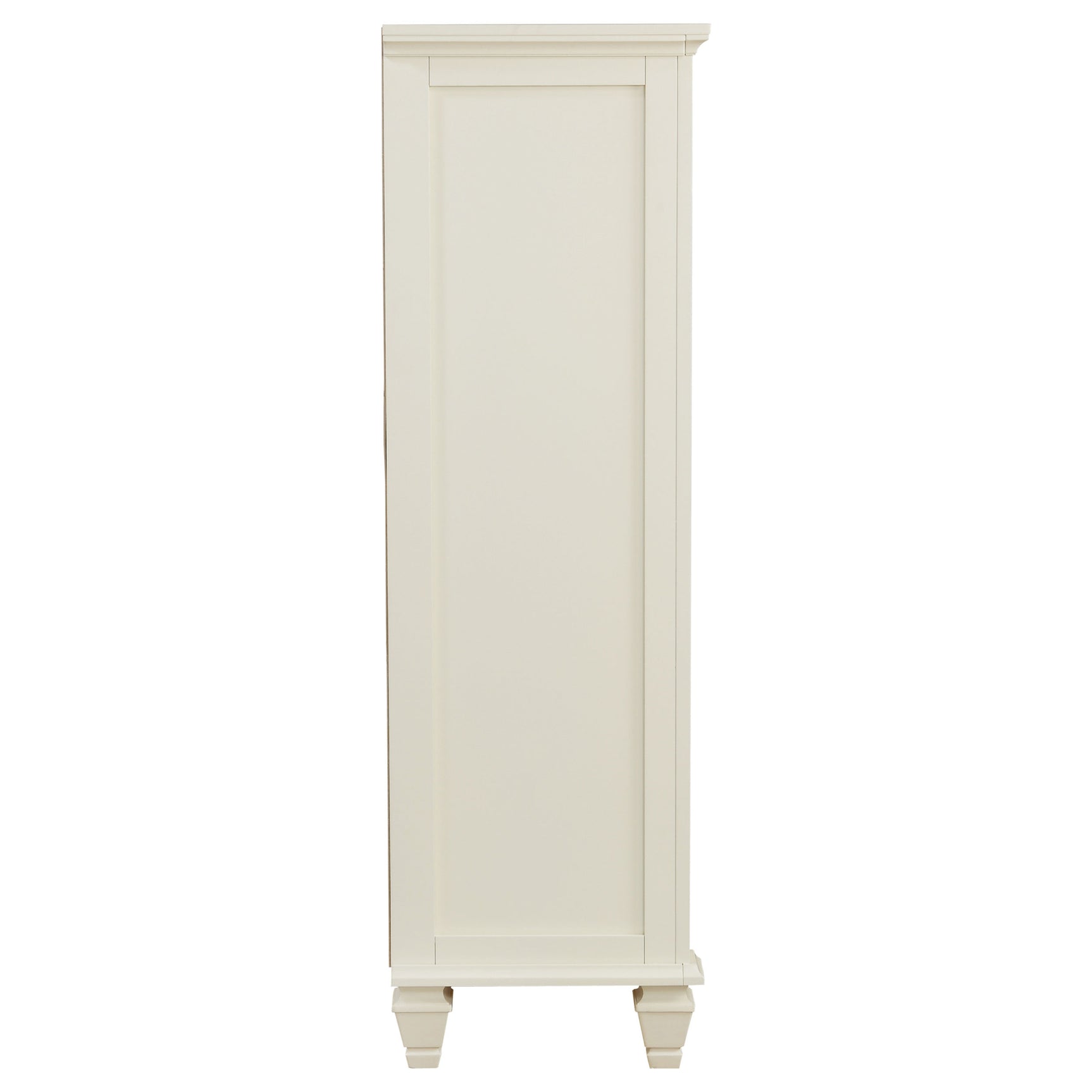 Sandy Beach 5-drawer Bedroom Chest Cream White - Tampa Furniture Outlet