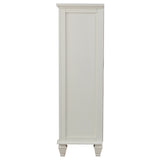 Sandy Beach 8-drawer Door Chest Cream White - Tampa Furniture Outlet