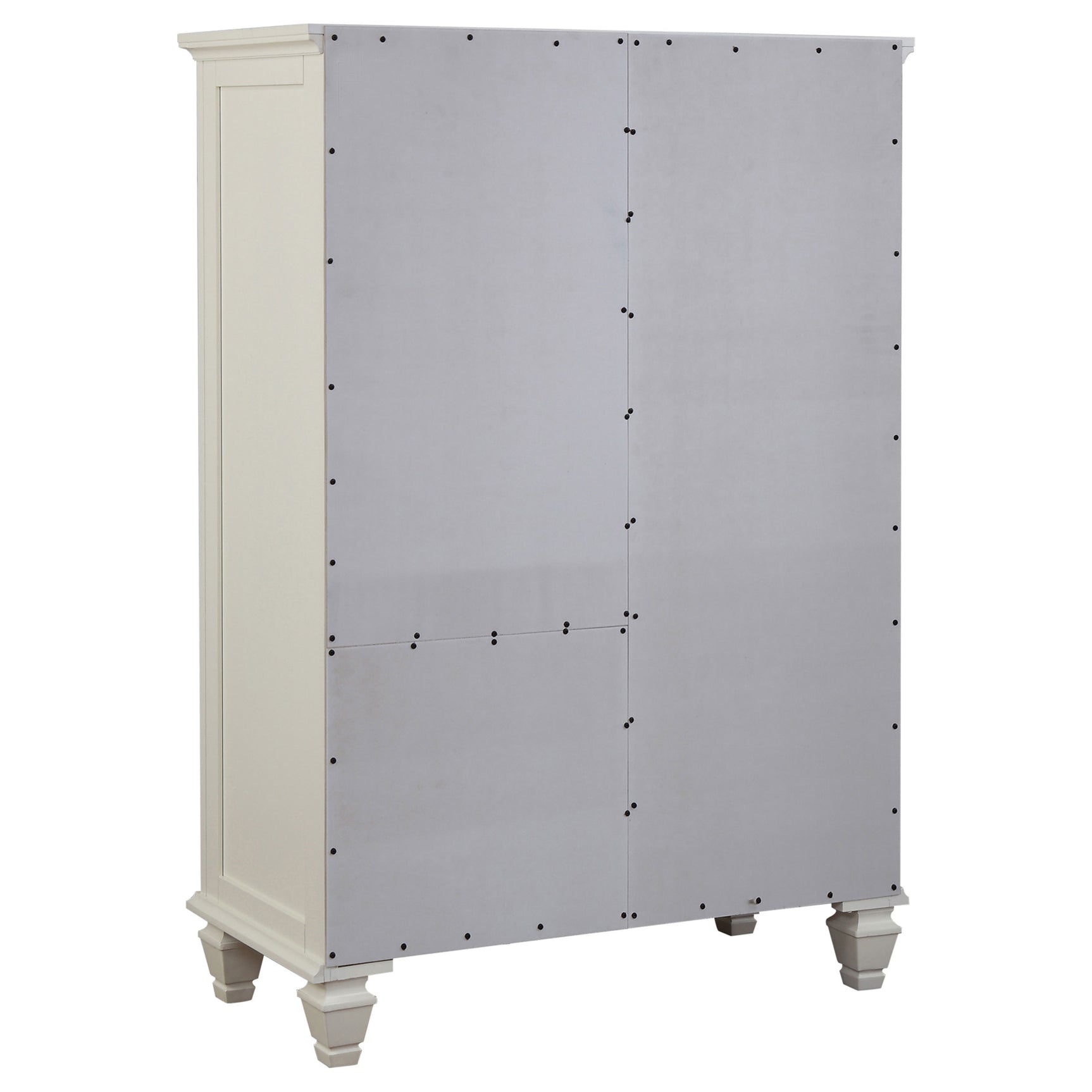 Sandy Beach 8-drawer Door Chest Cream White - Tampa Furniture Outlet