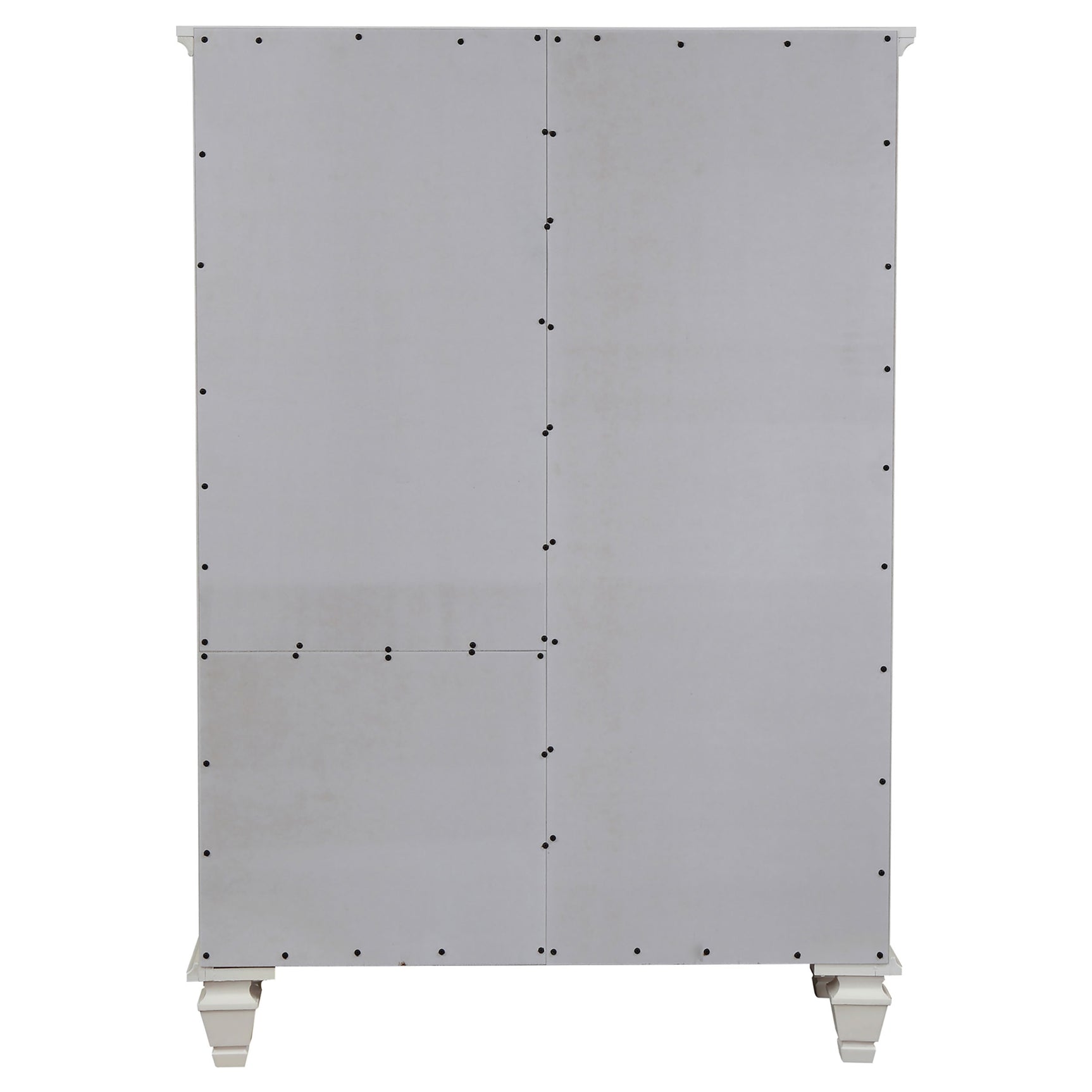Sandy Beach 8-drawer Door Chest Cream White - Tampa Furniture Outlet