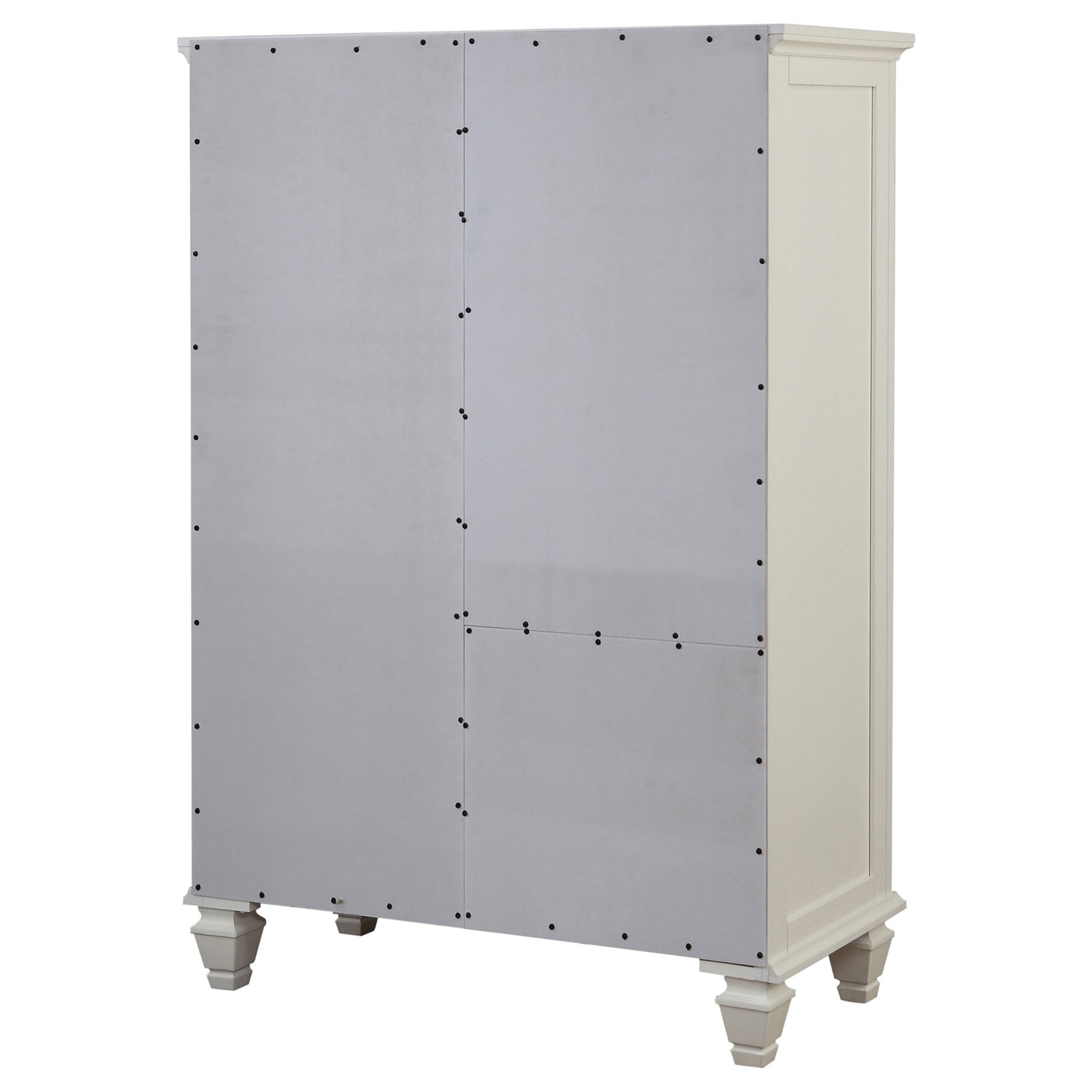 Sandy Beach 8-drawer Door Chest Cream White - Tampa Furniture Outlet