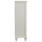 Sandy Beach 8-drawer Door Chest Cream White - Tampa Furniture Outlet