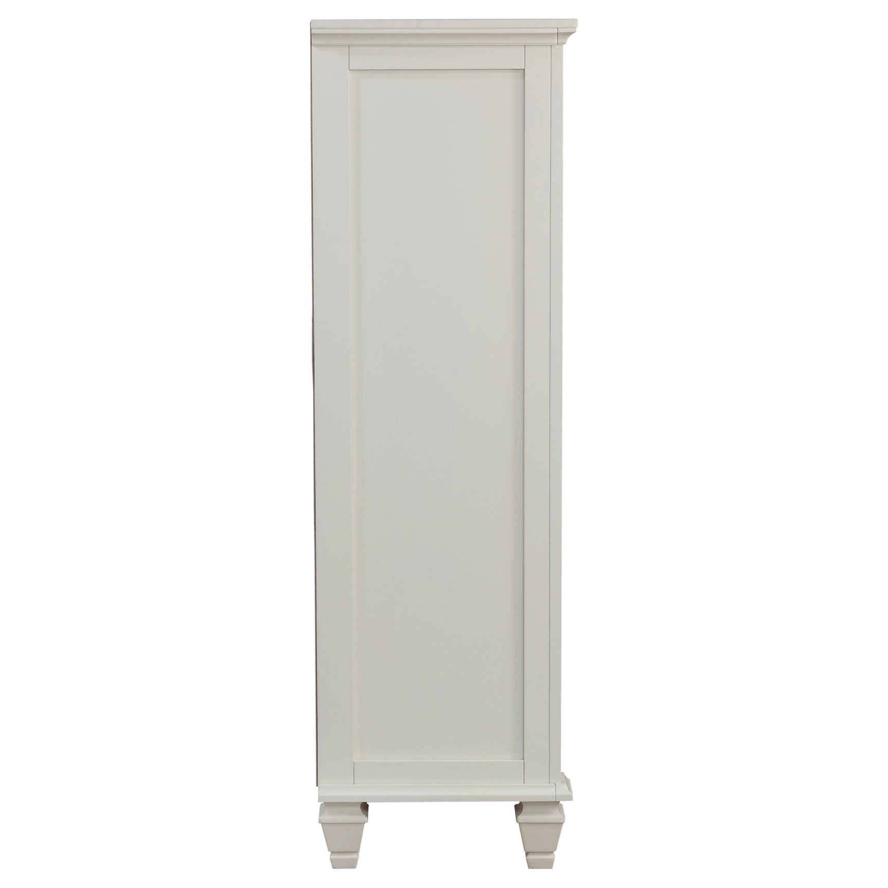 Sandy Beach 8-drawer Door Chest Cream White - Tampa Furniture Outlet