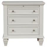 Sandy Beach 4-piece Eastern King Bedroom Set Cream White - Tampa Furniture Outlet