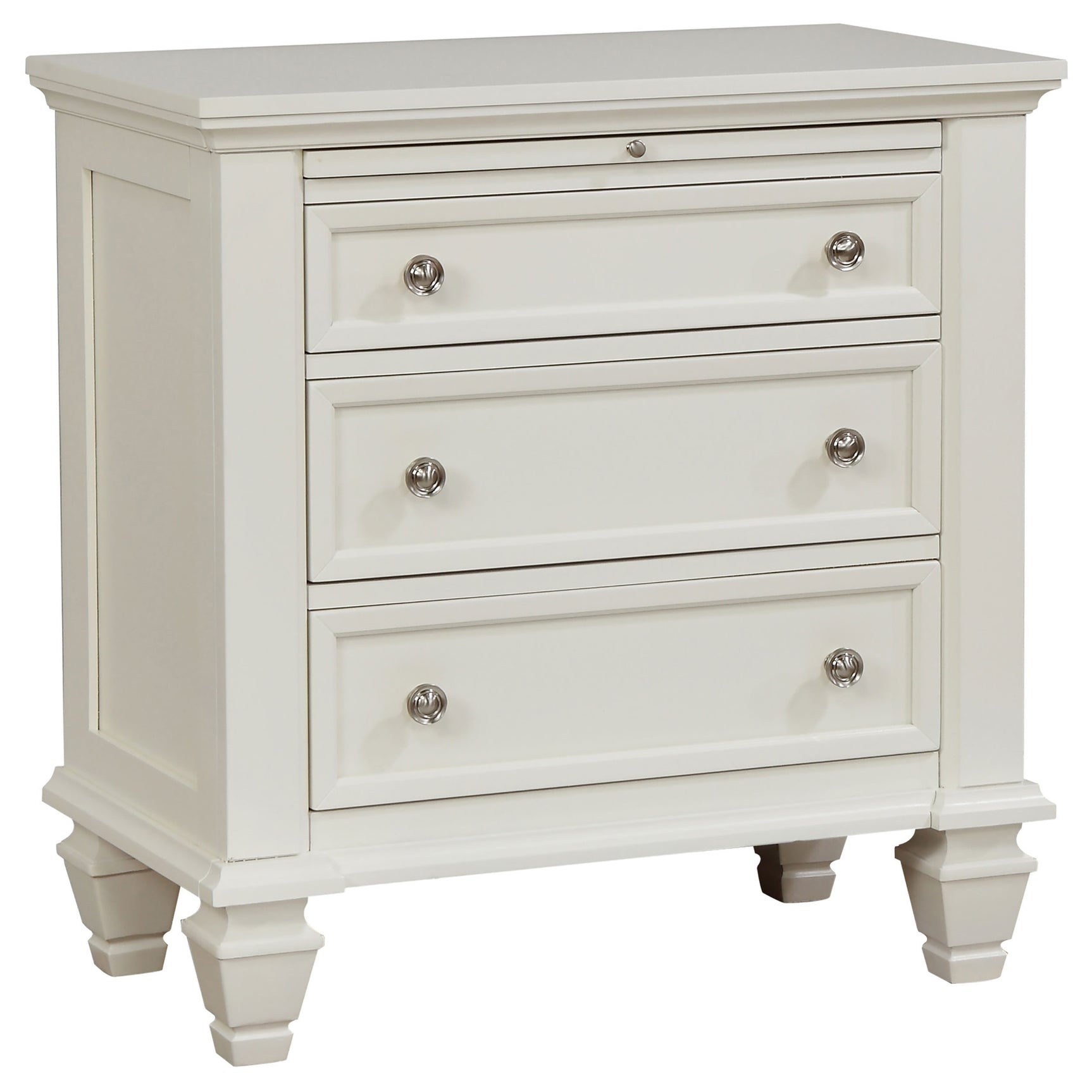 Sandy Beach 5-piece Eastern King Bedroom Set Cream White - Tampa Furniture Outlet