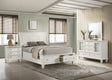 Tampa Furniture Outlet - Coaster - Sandy Beach 4-piece Queen Bedroom Set Cream White - 201309Q-S4