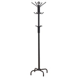 Tampa Furniture Outlet - Coaster - Collier 12 Hook Freestanding Coat Rack Hat Hanger Black - 2019