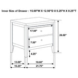 Carlton 4-piece Full Bedroom Set Cappuccino - Tampa Furniture Outlet