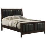 Carlton Wood Full Panel Bed Cappuccino - Tampa Furniture Outlet