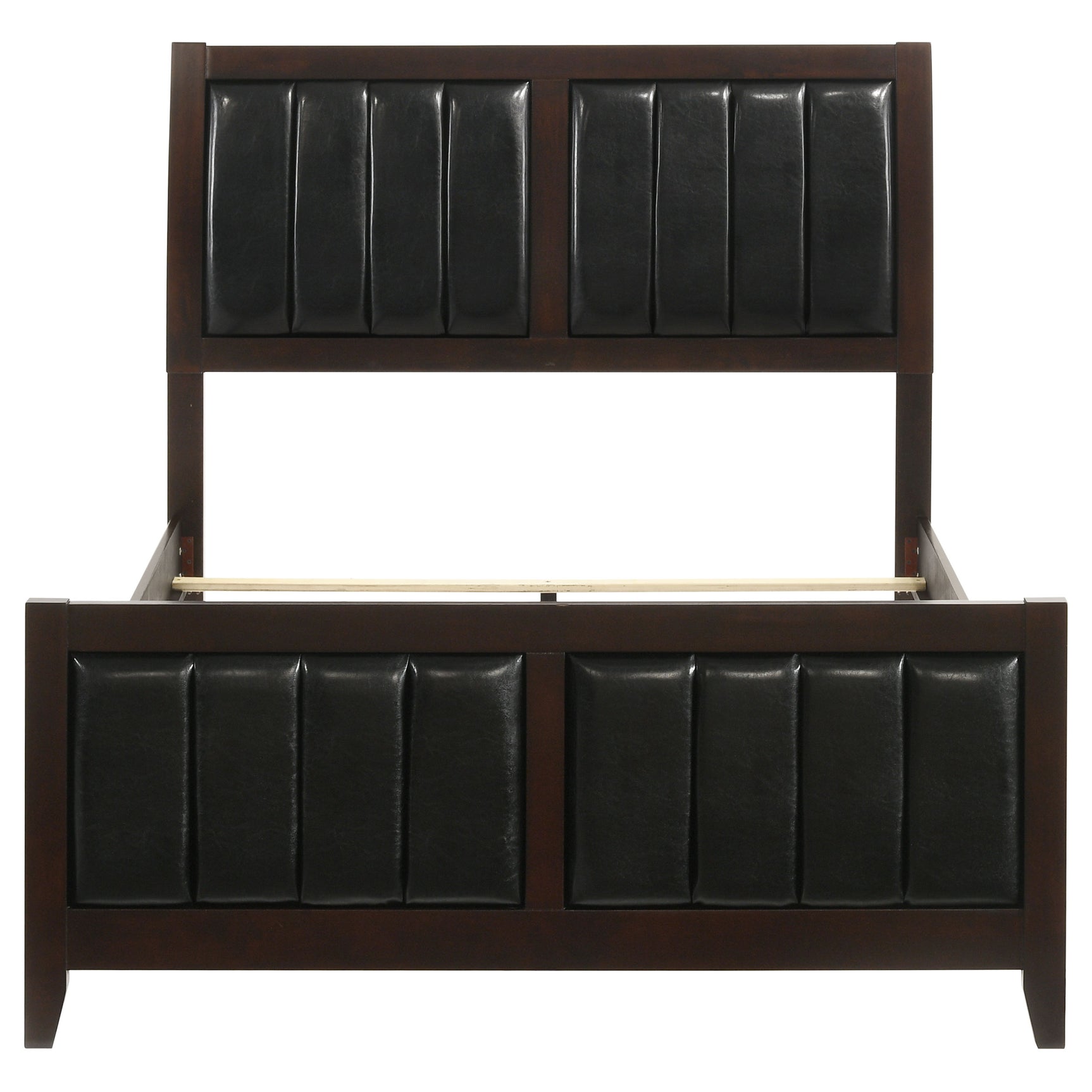 Carlton Wood Full Panel Bed Cappuccino - Tampa Furniture Outlet