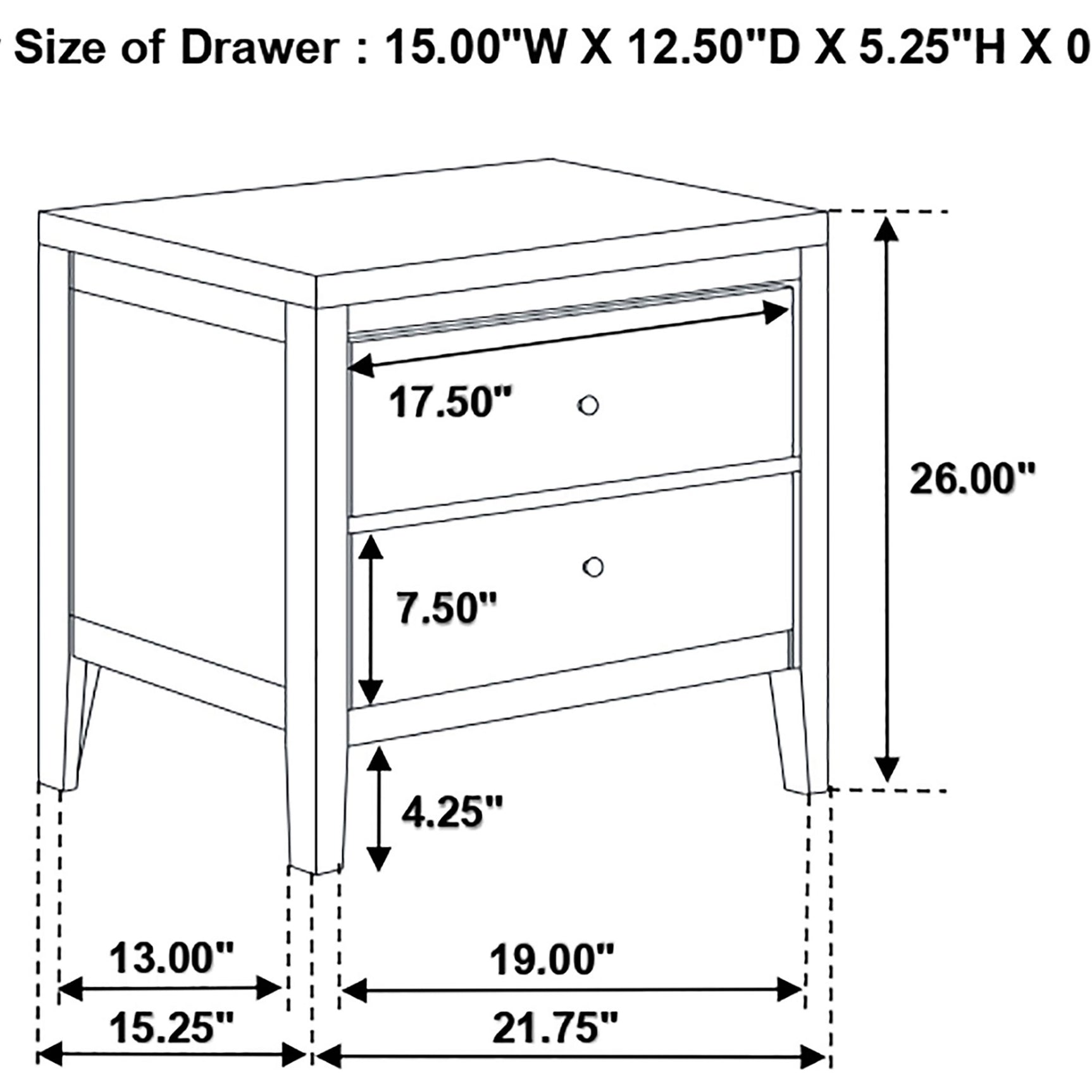 Carlton 4-piece Eastern King Bedroom Set Cappuccino - Tampa Furniture Outlet