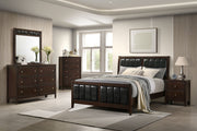 Tampa Furniture Outlet - Coaster - Carlton 5-piece Eastern King Bedroom Set Cappuccino - 202091KE-S5