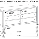 Carlton 5-piece Eastern King Bedroom Set Cappuccino