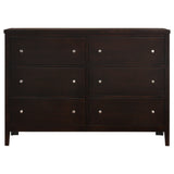 Carlton 4-piece California King Bedroom Set Cappuccino - Tampa Furniture Outlet