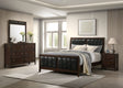 Tampa Furniture Outlet - Coaster - Carlton 4-piece Queen Bedroom Set Cappuccino - 202091Q-S4