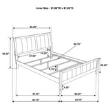 Carlton 4-piece Queen Bedroom Set Cappuccino