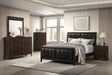Tampa Furniture Outlet - Coaster - Carlton 5-piece Queen Bedroom Set Cappuccino - 202091Q-S5