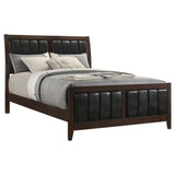 Carlton Wood Queen Panel Bed Cappuccino - Tampa Furniture Outlet
